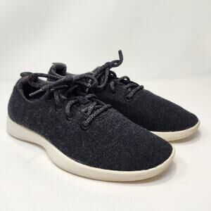 Allbirds Wool Runners Black Cream Sneakers Women Size 11 Casual Comfort Shoes